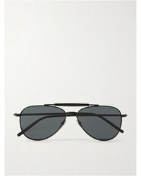 Saint Laurent - Sl 864 Aviator-Style Metal Sunglasses - Lyst