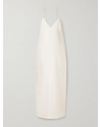 KHAITE - Taja Linen Maxi Dress - Lyst