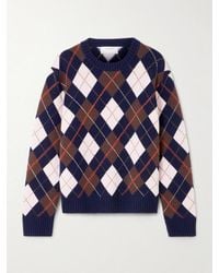 La Ligne - Hamish Argyle Wool And Cashmere-Blend Sweater - Lyst