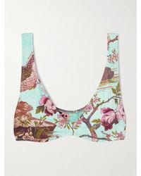 Skims - Roberto Cavalli Signature Swim Plunge Triangle Top - Lyst