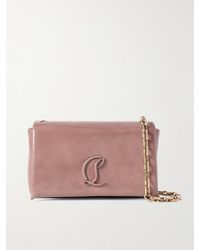 Christian Louboutin - Loubi54 Schultertasche Aus Lackleder - Lyst
