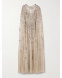 Zuhair Murad - Freya Draped Embellished Tulle Gown - Lyst