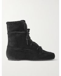 Aeyde - Paul Shearling Ankle Boots - Lyst