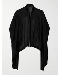 Rick Owens - Flight Bomberjacke Aus Seiden-Voile - Lyst