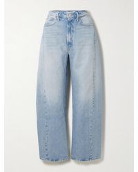 Mother - The Full-Pipe Flood High-Rise Tapered Jeans - Lyst