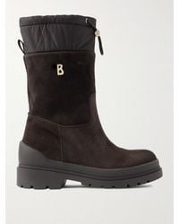 Bogner - St. Moritz Shell-Trimmed Shearling-Lined Suede Ankle Boots - Lyst