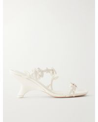 Jonathan Simkhai - Willow Floral-Appliquéd Leather Sandals - Lyst