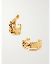 Saint Laurent - Tone Earrings - Lyst