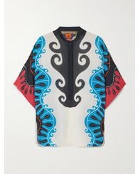 La DoubleJ - Mother Estelle Printed Crepe Blouse - Lyst