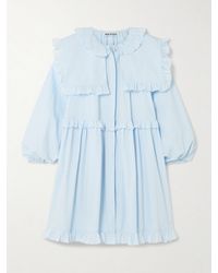 Molly Goddard - Mini-Robe En Coton À Volants Lizzie - Lyst