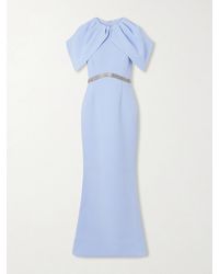 Rebecca Vallance - Aylin One-Shoulder Embellished Cady Maxi Dress - Lyst