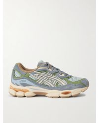 Asics - Gel-Nyc Sneakers Aus Mesh Mit Leder- Und Velourslederbesätzen - Lyst