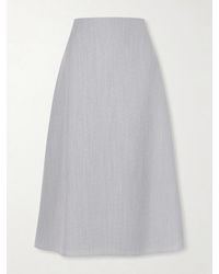 Twp - A-Line Wool Midi Skirt - Lyst