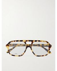 Loewe - Aviator-Style Tortoiseshell Acetate Optical Glasses - Lyst