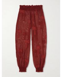 Johanna Ortiz - Palm Nomad Cotton-Mesh Balloon Pants - Lyst