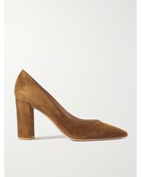 Gianvito Rossi - Piper 85 Suede Pumps - Lyst