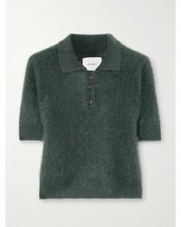 Lisa Yang - Carolyn Brushed-Organic Cashmere Polo Shirt - Lyst