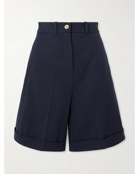 Patou - Wool-Blend Twill Straight-Leg Shorts - Lyst