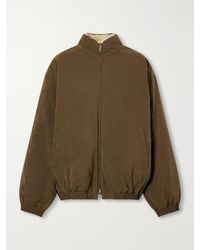 Ssstein - Reversible Padded Waxed-Shell And Shearling Jacket - Lyst