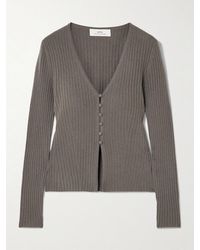 arch4 - New Cami Ribbed Cashmere Cardigan - Lyst