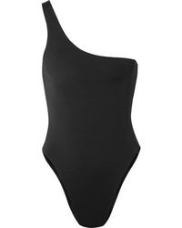 Myra Swim Rhodes Badeanzug Mit Asymmetrischer Schulterpartie - Schwarz