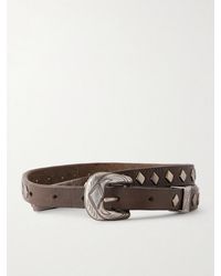 RRL - Aria Embellished Leather Belt - Lyst