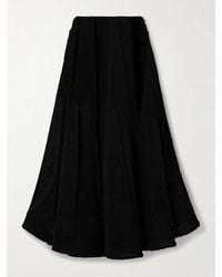 Proenza Schouler - Tavia Distressed Knitted Midi Skirt - Lyst