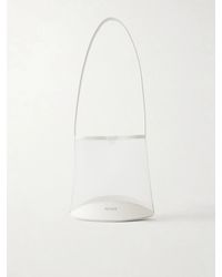 Neous - Pardalis Leather-Trimmed Mesh Bucket Shoulder Bag - Lyst