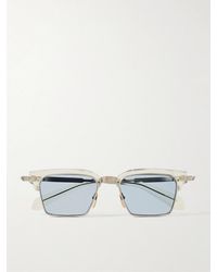 Jacques Marie Mage - Alin Acetate And-Tone Square-Frame Sunglasses - Lyst