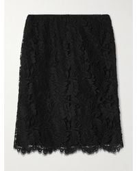 Chloé - Cotton-Blend Lace Midi Skirt - Lyst