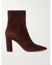 Paris Texas - Anja 85 Suede Ankle Boots - Lyst