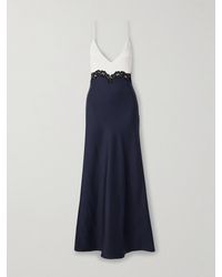 Gabriela Hearst - Amaryllis Maxikleid Aus Seide Mit Spitzenbesatz - Lyst