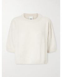 Allude - Cashmere And Silk-Blend Sweater - Lyst