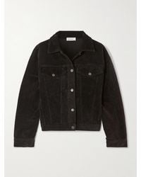 FRAME - Veste En Velours De Coton Mélangé Côtelé - Lyst