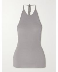 Peter Do - Ribbed-Knit Halterneck Top - Lyst