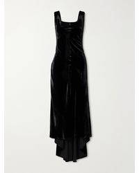 LeKasha - Gritti Velvet Maxi Dress - Lyst