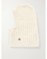 Moncler - Cable-Knit Alpaca-Blend Balaclava - Lyst