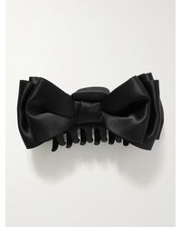 Jennifer Behr - Agatha Haarspange Aus Satin - Lyst