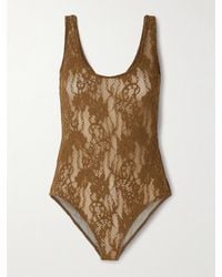 Zimmermann - Body Aus Schnurgebundener Stretch-Spitze - Lyst