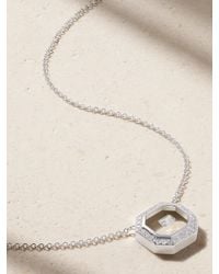 Nikos Koulis - Universe 18-Karat, Diamond And Enamel Necklace - Lyst