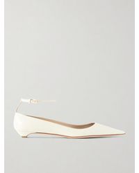 Tom Ford - Patent-Leather Point-Toe Ballet Flats - Lyst
