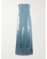 Jonathan Simkhai - Leilani Strapless Sequined Crepe Gown - Lyst