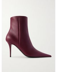 AMINA MUADDI - Barbara Ankle Boots Aus Leder - Lyst