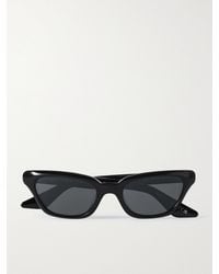 Oliver Peoples - Khaite 1983C Cat-Eye Acetate And-Tone Sunglasses - Lyst