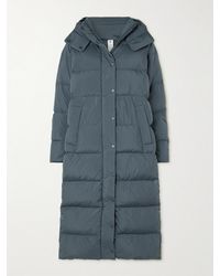 lululemon - Wunder Puff Long Hooded Quilted Recycled-Softmatte Down Jacket - Lyst