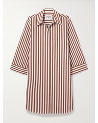 Twp - Morning After Striped Cotton-Poplin Shirt Dress - Lyst