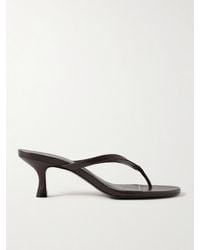 STAUD - Freja Leather Sandals - Lyst