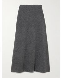 Theory - Merino Wool-Blend Maxi Skirt - Lyst