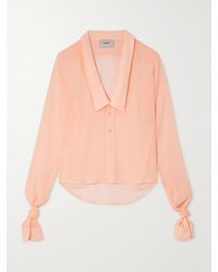 Coperni - Bluse Aus Chiffon - Lyst