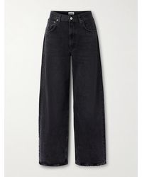 Agolde - Low Curve Halbhohe Jeans Mit Weitem Bein - Lyst
